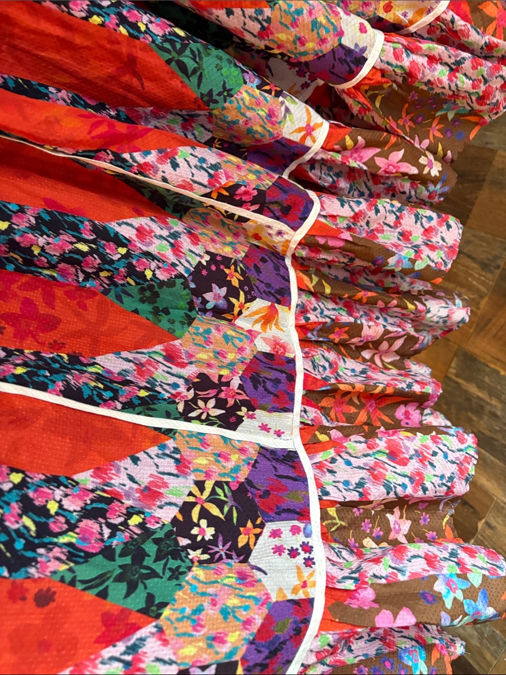 ANTHROPOLOGIE Floral Patchwork Maxi Dress - Picture 7 of 9